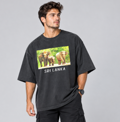 TANS OVERSIZED ELEPHANT TS