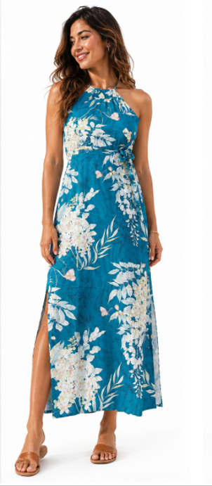 TANS HIGH NK DRESS 001