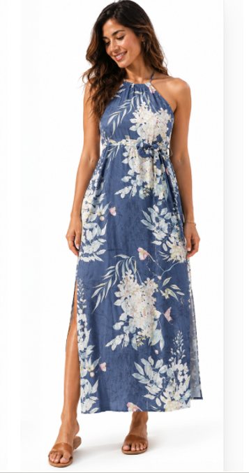 TANS HIGH NK DRESS 001
