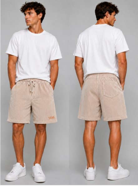 TANS CORDUROY SHORT