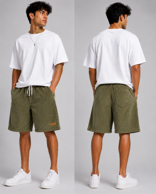 TANS CORDUROY SHORT